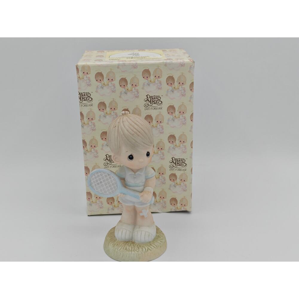 Precious Moments Serving The Lord‎ Porcelain Figurine Enesco 100293 1985